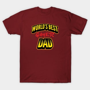 Worlds Best Gamer Dad T-Shirt